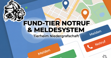Neues Fund-Tier Melde System Online