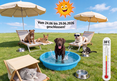 Achtung: Wegen Hitze geschlossen!